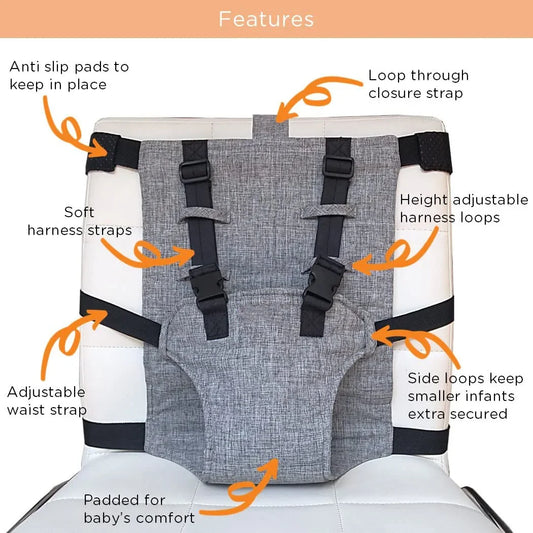 Child Chair Safety Belt Stop Babies Slipping Falling Baby Dining Chair Seat Belt Adjustable Kids Feeding Safety Protection Guard
